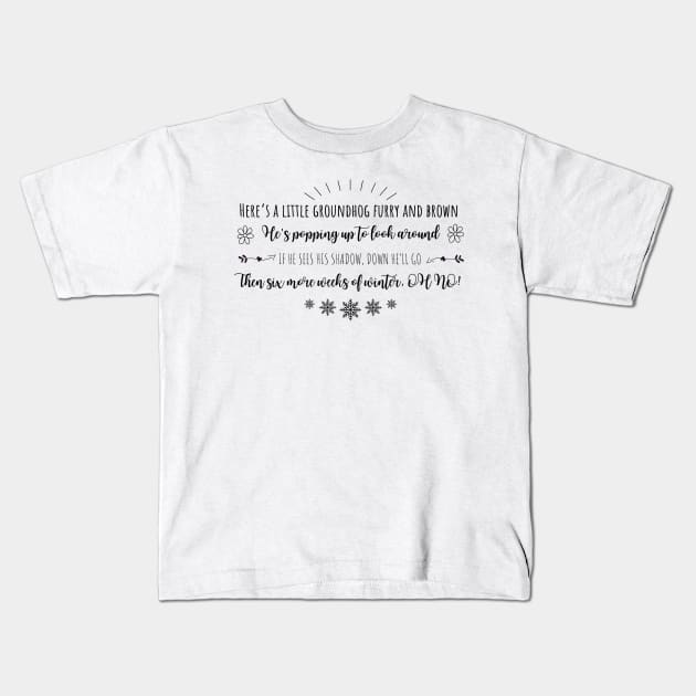 Groundhog Day Kids T-Shirt by PortDeco2022